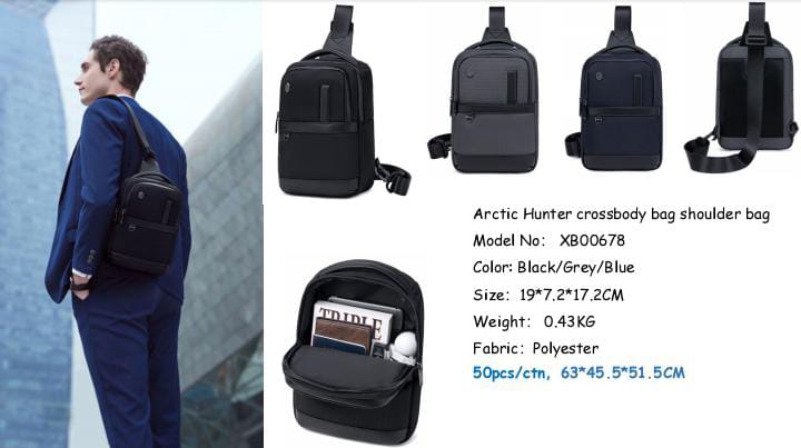 ARCTIC HUNTER SLING BAG XB00678