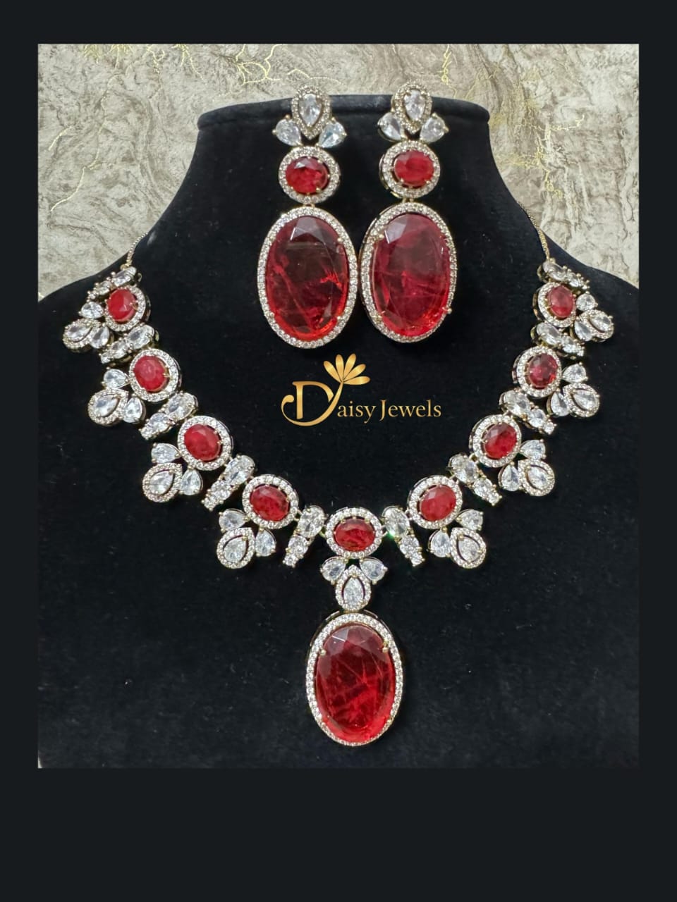 DJSJ-Red Doublet Stone