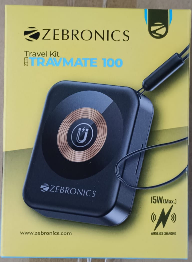 Zebronics 15W Magsafe Wireless Charger, Cleaning Kit